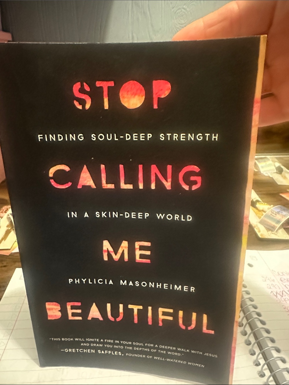 Stop Calling Me Beautiful by Phylicia Masonheimer Christian Paperback Book